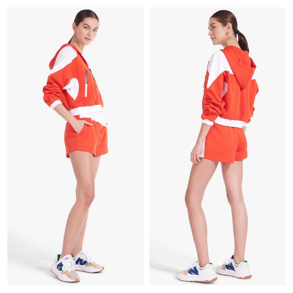 STAUD X NB TRACK SHORT | FIERY RED - Picture 5 of 7